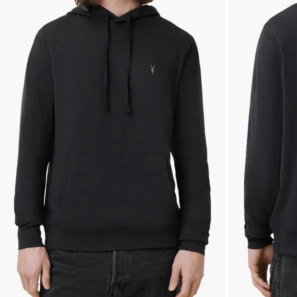 Allsaints Brace Brushed Cotton Hoodie xs men’s